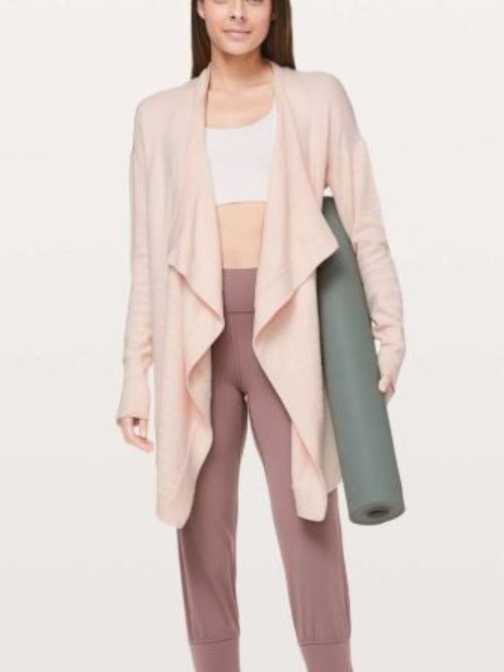 Lululemon Find Your Calm Wrap in Chantilly - Silk blend SZ 6 - rip tag attached